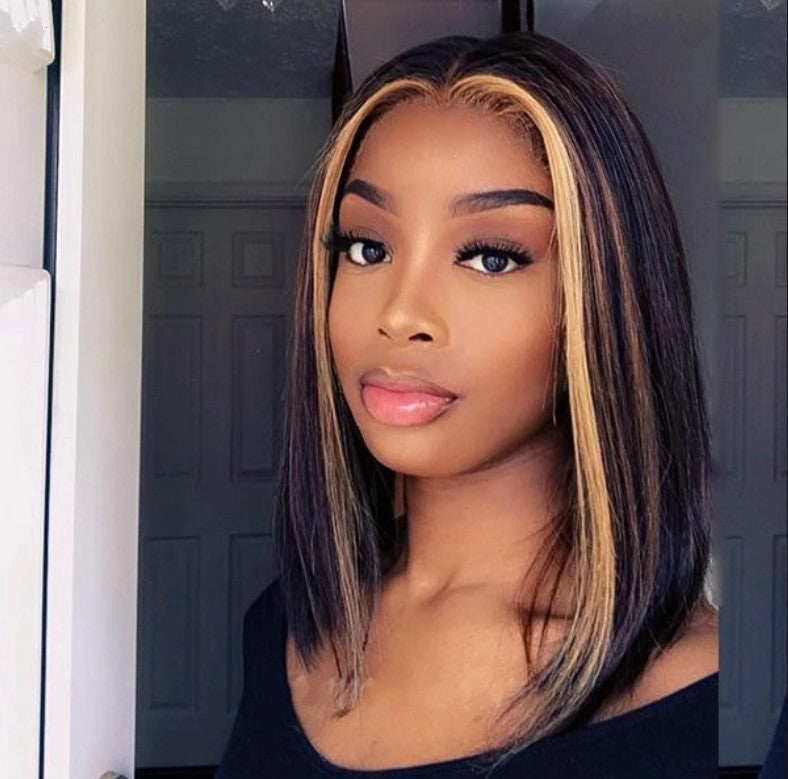 Regal™ Explosion Front Lace Straight Hair European & American Wig