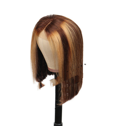 Regal™ Piano Color Bob Real Hair
