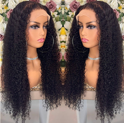 Regal™ Brazilian Kinky Curly Lace Front Human Hair Wigs