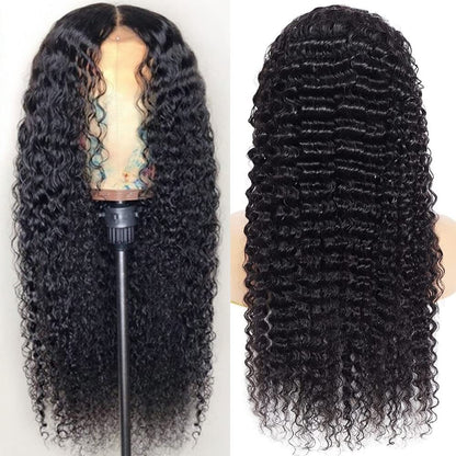 Regal™ Front Lace Human Hair Deep Wave Wig