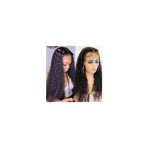 Regal™ Brazilian Kinky Curly Lace Front Human Hair Wigs