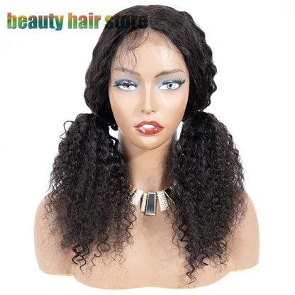 Regal™ Brazilian Kinky Curly Lace Front Human Hair Wigs