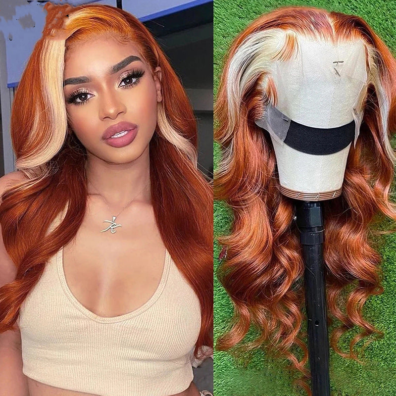 Regal™ 4X4 Human Hair Wig Head Cover Highlights 613