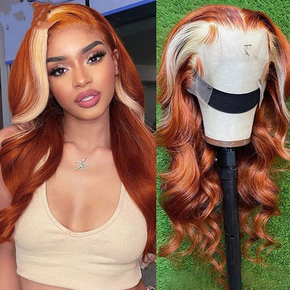 Regal™ 4X4 Human Hair Wig Head Cover Highlights 613